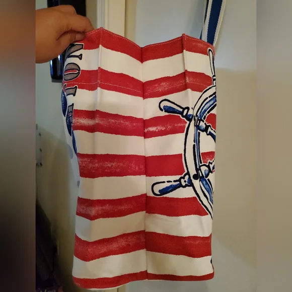 BRIGHTON SS BRIGHTON Nautical red, white & blue tote bag - Picture 4 of 7